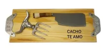 Comprar Bandeja Madera Asado Tabla Parrilla Kit Hacha Ceeff Garra 