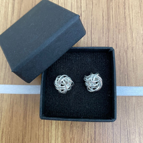 Imagen 8 de 10 de Broquel De Plata .925 Nudo Abierto Mujer Agálea Joyería