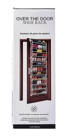 Imagen 5 de 5 de Zapatera Organizador De Zapatos P/colgar En Puerta