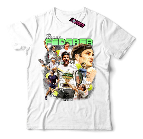 Remera Roger Federer Tenis 12 Dtg Premium  Algodon