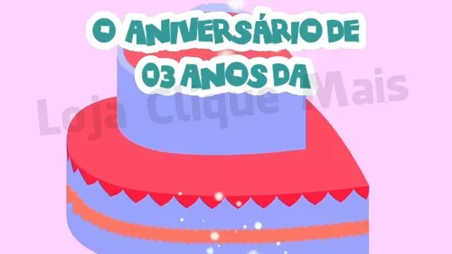 Convite Animado (VÍDEO) aniversário Galinha Pintadinha Mini