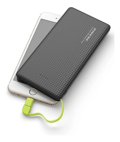 Bateria Extra Power Bank Pineng Original Slim 10000mah Usb