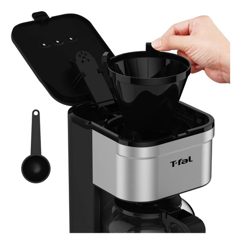 Cafetera Electrica T-fal Elegance Perma Filtro 7 Tazas 550w