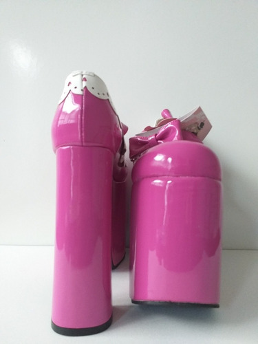 Sapato Salto Alto Lolita Cosplay 15cm