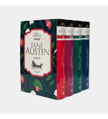 Imagen 1 de 7 de Jane Austen - Obra Completa - 4 Volumenes - Jane Austen