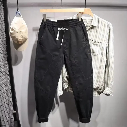 Leggings Tipo Harén Casuales De Algodón Con Corte Ajustado P