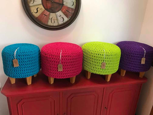 Puff Nórdico Tejido