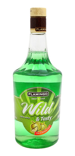 Licor De Manzana Verde W&t Flamingo 1000ml