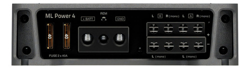 Módulo Amplificador Hertz Ml Power4 1000w 4 Canais Italiano