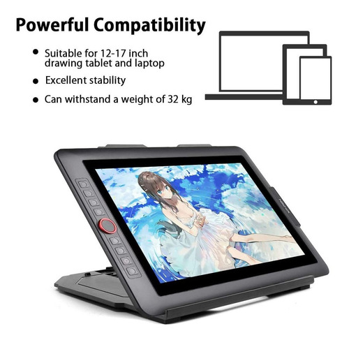 Estante P/ Tablet Frunsi, 9 Niveles De Altura, Plegable,gris