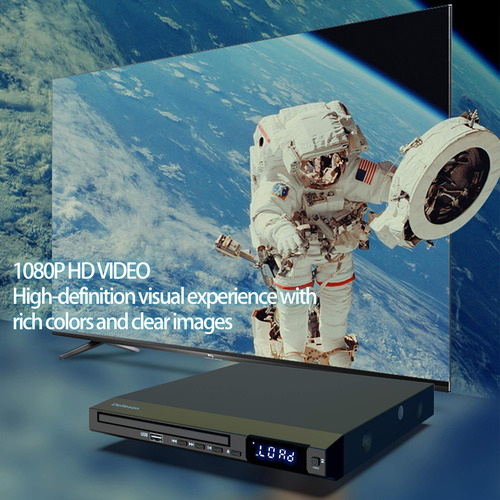 All Region Free Compact Dvd Player Para Tv, Conector De Micr