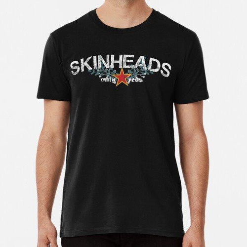 Remera Skinhead, Only Red Algodon Premium