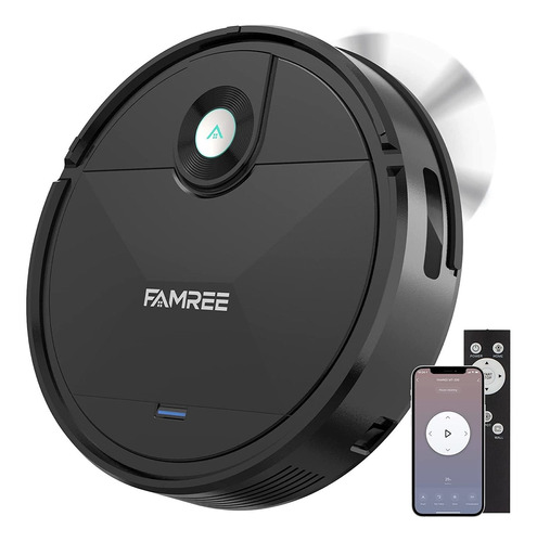 Aspiradora Inteligente Robot Famree Mt-200 1800 Alexa Compat Color Negro