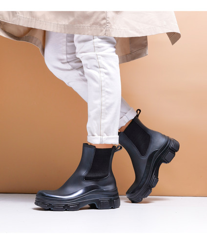 Botas De Lluvia Mujer Urbanas Livianas Cómodas Caña Baja