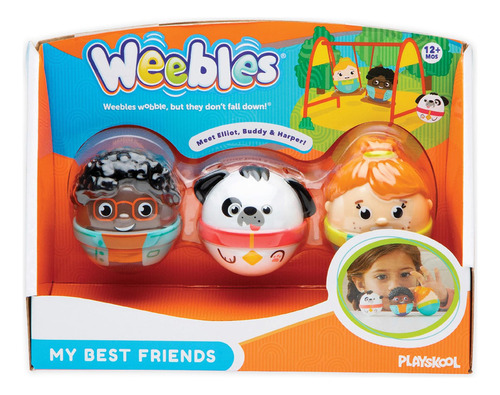 Playskool Weebles My Best Friends - Juguete Preescolar Weebl
