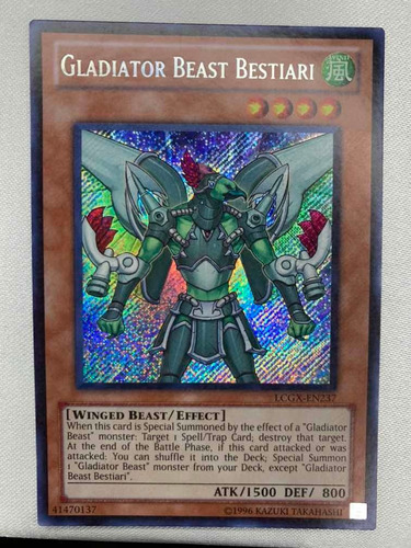 Gladiator Beast Bestiari Lcgx Yugioh