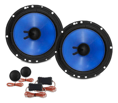 Kit Duas Vias 6'' 130w Rms + Twitter E Woofer Hurricane