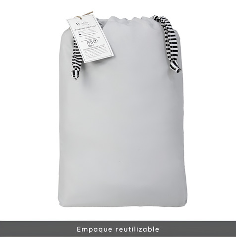 Juego De Sabanas Colecho/corral (74x110cm) - Wishes Nap Gris Claro Liso