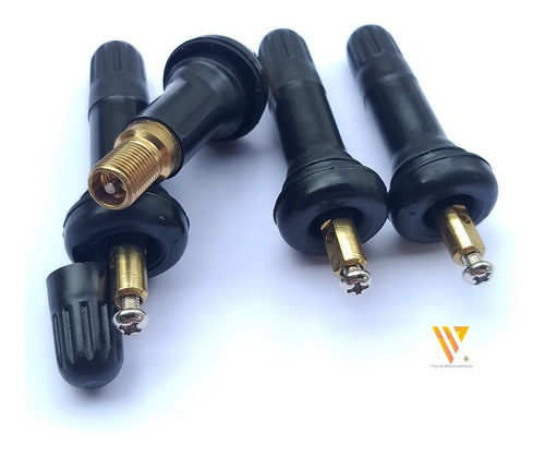 4 Bico Válvula Do Sensor Tpms De Roda Gm Onix Prisma Pneu