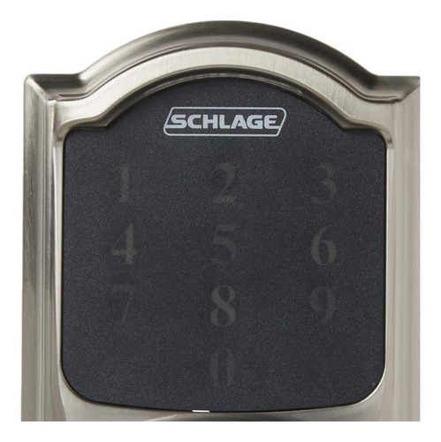 Schlage Z-wave Connect Camelot Touchscreen Deadbolt With Bui