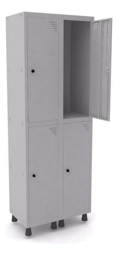 Armário Locker Guarda-volume 4 Portas Aço Grp 502/4 Wt