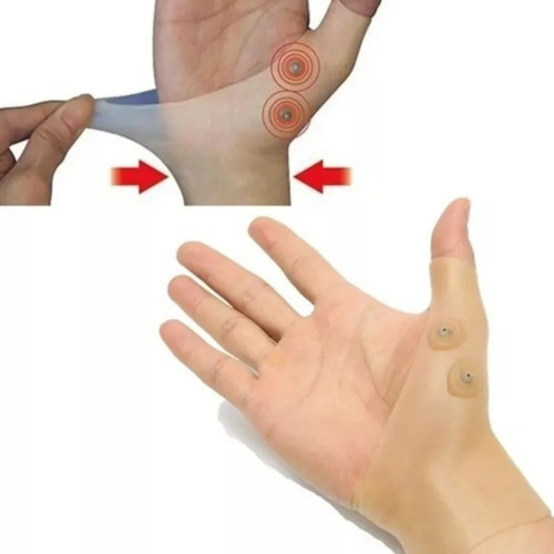 Guantes De Silicona Terapia Magnética Artritis Túnel Carpian