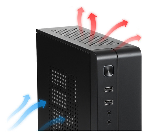 Estojo De Computador Mx02 Itx Htpc Host Chassi Usb2.0 Itx En