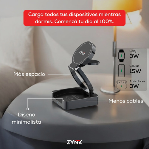 Cargador De Iphone 3 En 1 - Carga Rapida - Iphone - Tipo C Blanco