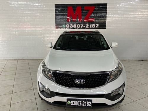 Imagem 2 de 11 de Sportage Ex 2015 Branca Teto Completo