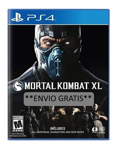 Mortal Kombat Xl - *envio Gratis* - Playstation 4 - Ps4