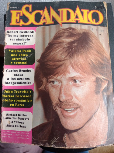 Robert Redford En Revista Escandalo John Travolta 1978