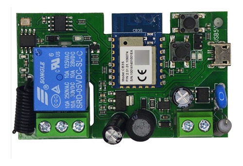 Tuya Smart Rele Wifi 85-265v Ac/dc Domotica Rf433 + Control