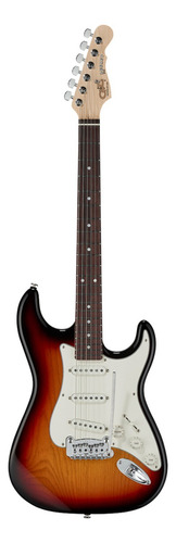 Guitarra Eléctrica G&l Stratocaster Fullerton Deluxe Legacy Color 3ts Orientación De La Mano Diestro