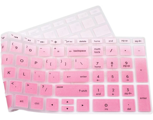 Funda De Silicona Para Teclado Hp Pavilion X360 | Rosa