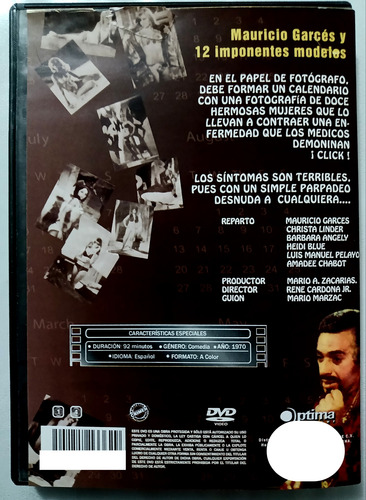 El Fotógrafo De Modelos Mauricio Garcés Dvd C/ Slipcover (Usado)