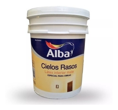 Cielos Rasos Alba Latex Interior Mate 20 Lts - Deacero