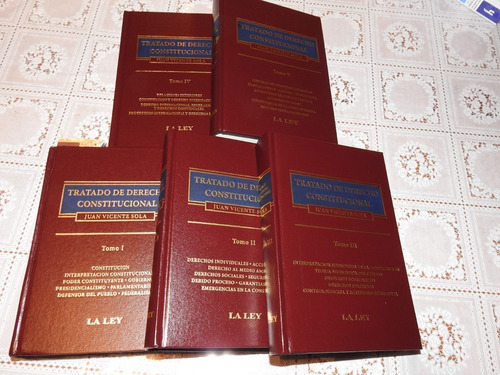 Tratado De Derecho Constitucional - Sola (5 Tomos)