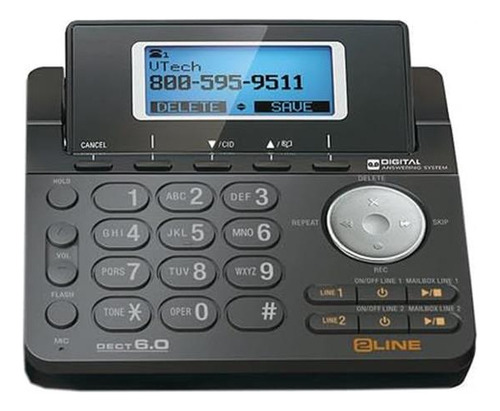 Vtech Dsdect 6.0 Teléfono Inalámbrico Expandible De 2 Líneas