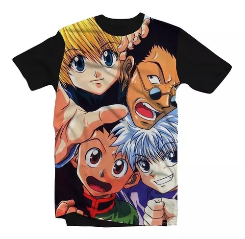 Camiseta/camisa Hunter X Hunter - Gon, Killua E Leorio