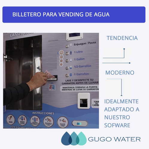 Vending Ventana Despacho Agua Purificada Evolucion Gold