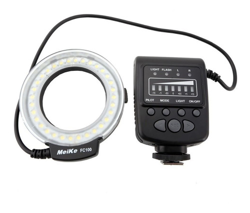 Iluminador E Flash Led Circular Fc100 - Nikon Canon Olympus