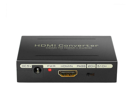 Imagem 3 de 5 de Extrator Hdmi Audio Splitter Spdif Óptica + Rca