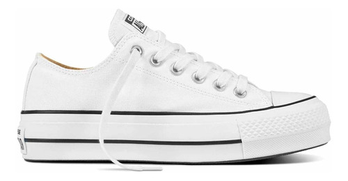 Zapatilla Converse Chuck Taylor Plataforma Mujer Blanco