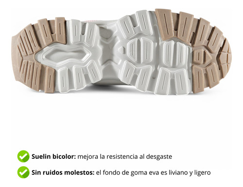 Zapatilla Mujer Urbana Deportivas Filament Grous 36 Al 41