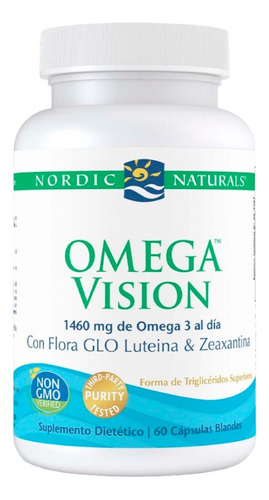 Omega Vision Nordic Naturals 60 Caps Blandas