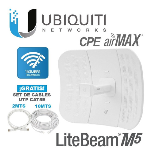 Ubiquiti Airmax Litebeam Lbe-m5-23 Cpe 5ghz 23dbi 316mw +poe