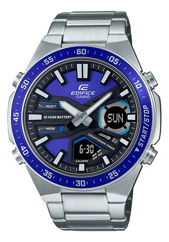 Reloj Hombre Casio Edifice Efv-c110d-2a. Ana - Digi