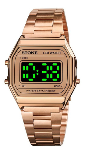 Reloj Stone St-1116 Digital Led Watch Rose Unisex Liniers