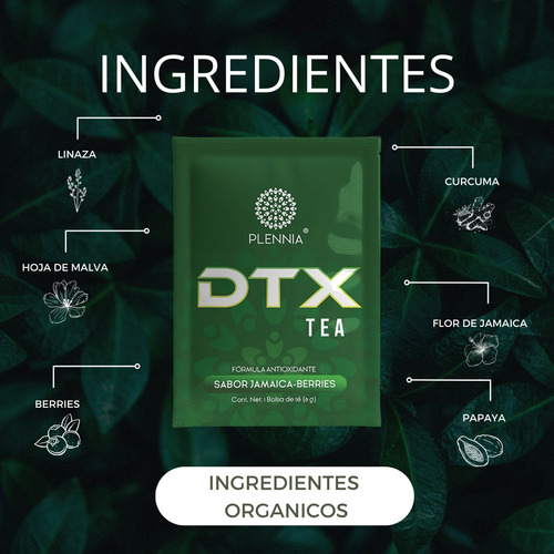 Dtx Tea (6 Semanas) Te Detox 100% Original