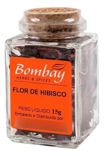 Flor De Hibisco Bombay Vidro 15g
